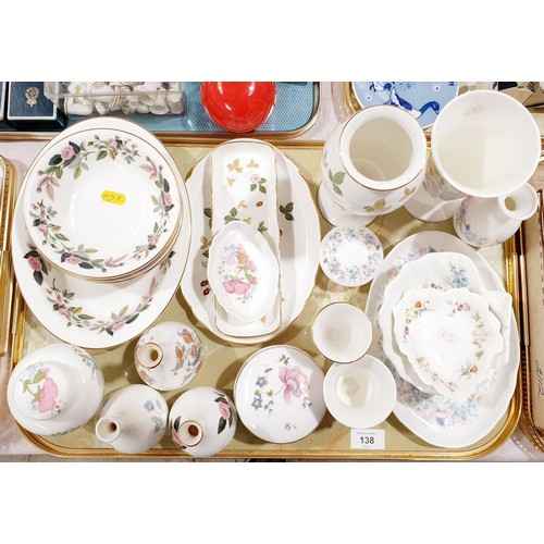 138 - A selection of Wedgewood ceramics. No shipping. Arrange collection or your own packer and shipper, p... 