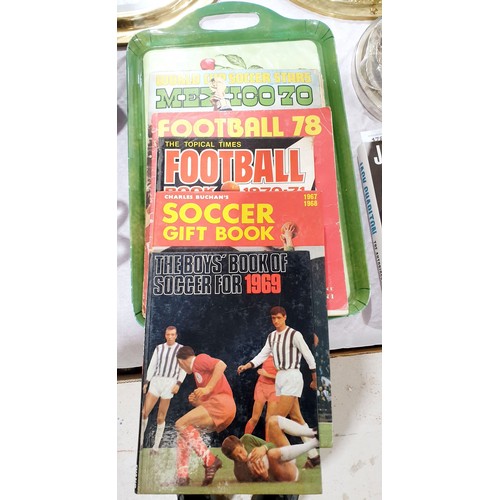 179 - A Mexico 70 football sticker album which is complete, a Panini football 78 sticker album and three f... 