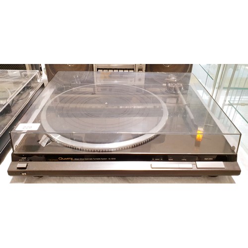 229 - A Technics SL-QD33 turntable A/F. No shipping. Arrange collection or your own packer and shipper, pl... 