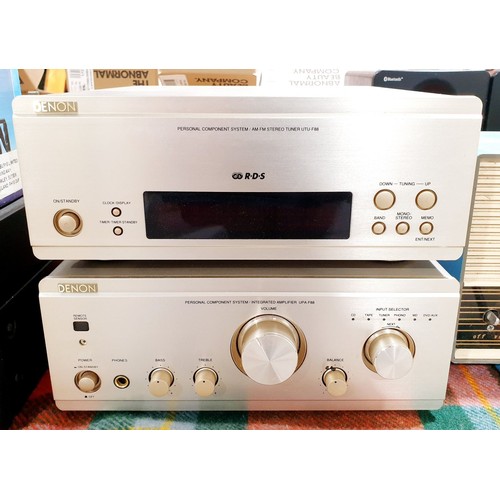 234 - A Denon UPA-F88 amplifier together with a UTU-F88 tuner. No shipping. Arrange collection or your own... 