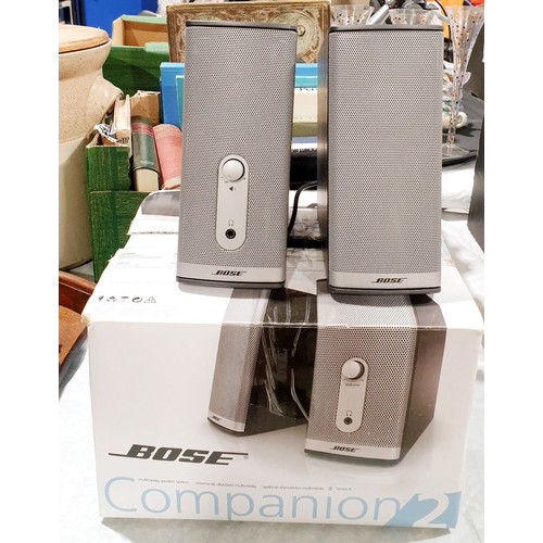 243 - A pair of Bose Companion 2 speakers. No shipping. Arrange collection or your own packer and shipper,... 