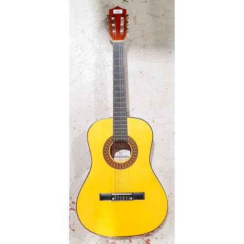 249 - A Herald HL34 child's guitar with soft case. No shipping. Arrange collection or your own packer and ... 