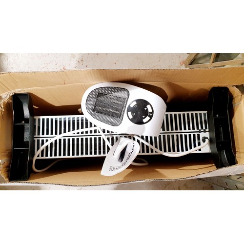 264 - Two electric heaters. No shipping. Arrange collection or your own packer and shipper, please. Electr... 