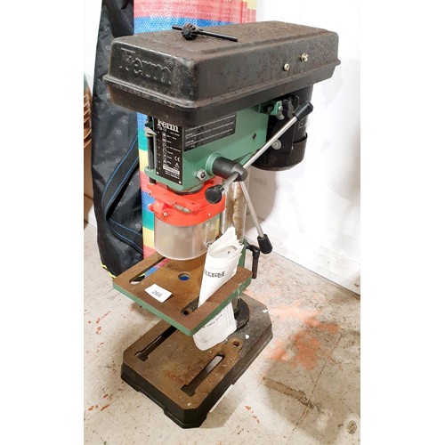 266 - A Ferm pillar drill. No shipping. Arrange collection or your own packer and shipper, please. Electri... 