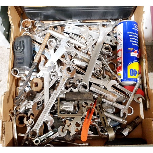 286 - A box of tools and a camping stove. No shipping. Arrange collection or your own packer and shipper, ... 