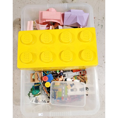 318 - Lego and assorted toys. No shipping. Arrange collection or your own packer and shipper, please. Elec... 