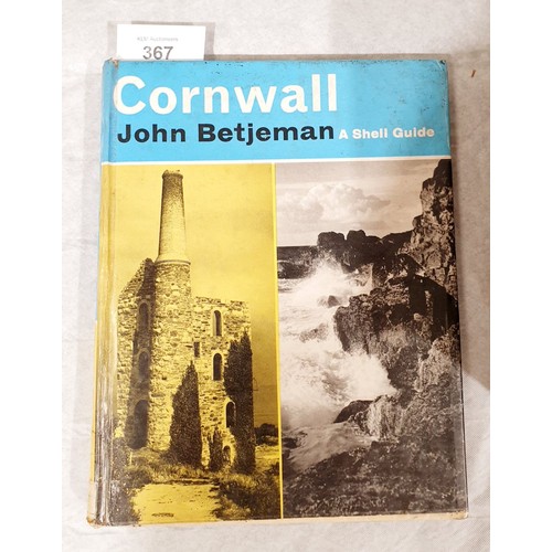 367 - Betjeman, John, Cornwall, A Shell Guide, Faber & Faber, London, 1964. UK shipping £14.