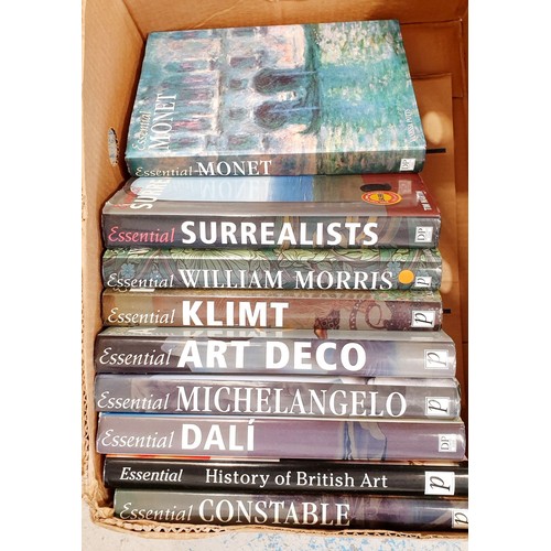 406 - A box of art books. No shipping. Arrange collection or your own packer and shipper, please. Electric... 