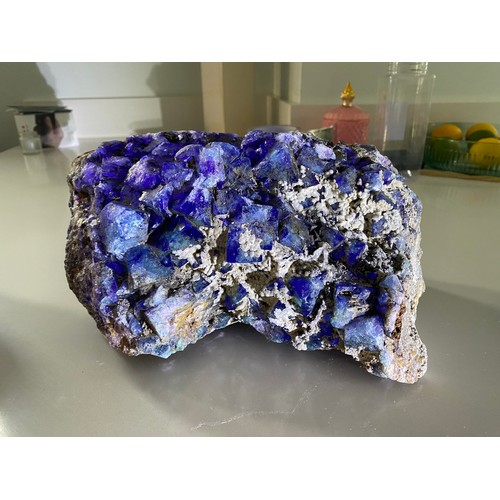 80 - A large Weardale fluorite specimen, length 9.5