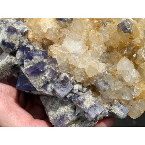 81 - A Weardale fluorite specimen, length 8