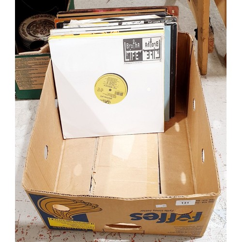 131 - A box of vinyl mainly12