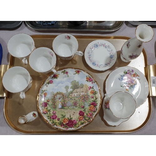 158 - A selection of Royal Albert ceramics including 