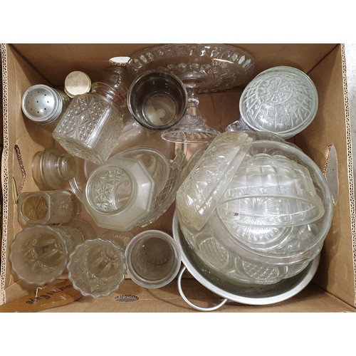 164 - Two boxes of glass, china and assorted. No shipping. Arrange collection or your own packer and shipp... 