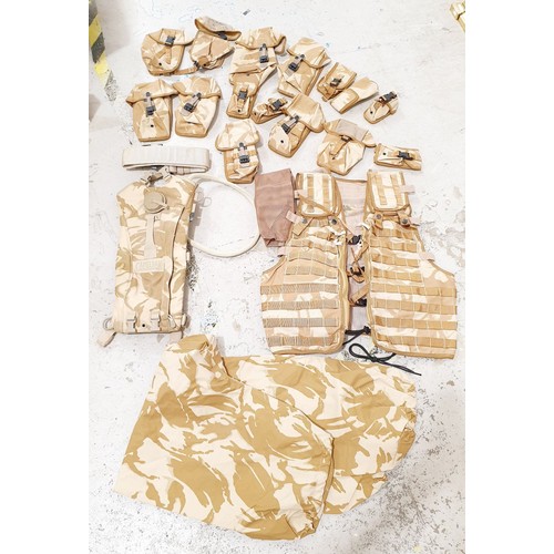 168 - Two boxes of military clothing. UK shipping £14.