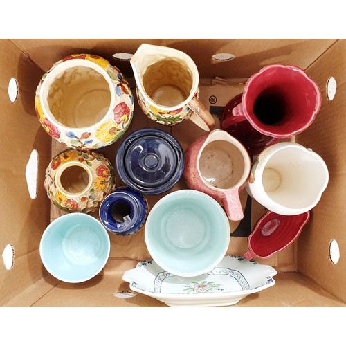 202 - A box of ceramics including Radford. No shipping. Arrange collection or your own packer and shipper,... 