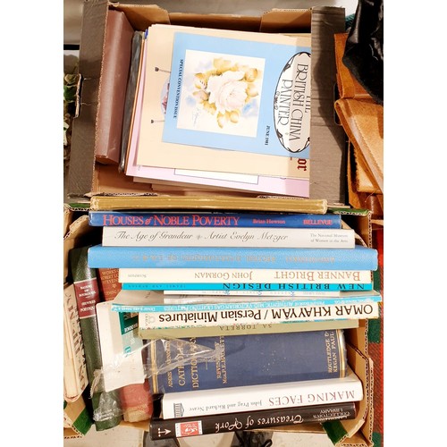 239 - Vintage and later books and a selection of The British China Painter Journal. No shipping. Arrange c... 