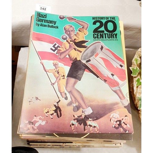 242 - A quantity of The History of the 20th Century magazine. UK shipping £14.