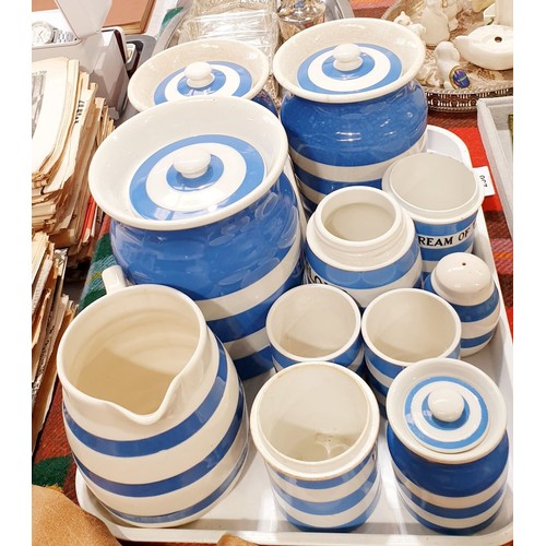 236 - A selection of T. G. Green Cornish Ware and other Cornish Ware, the tallest 7