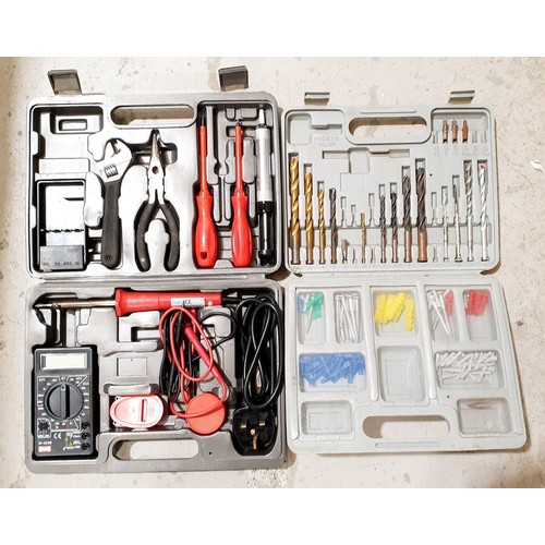 271 - A selection of drills and accessories. No shipping. Arrange collection or your own packer and shippe... 