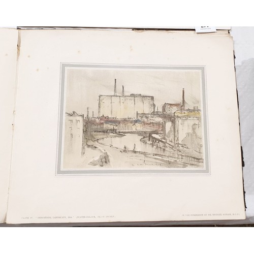 295 - A folio of lithographs by C. J. Holmes, each plate 8.25