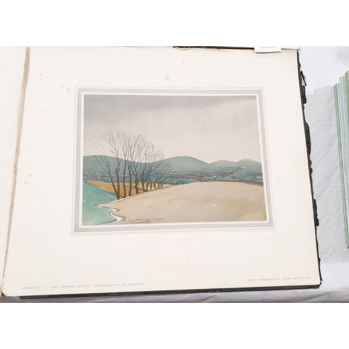 295 - A folio of lithographs by C. J. Holmes, each plate 8.25