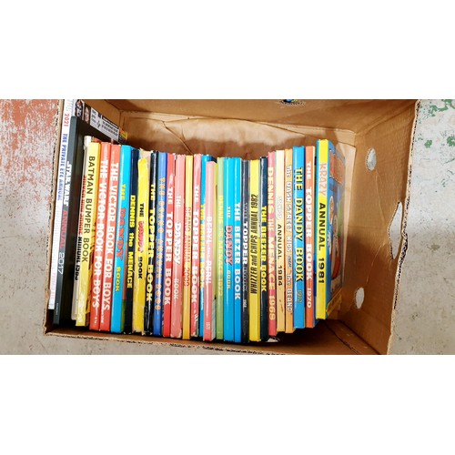 333 - Two boxes of annuals including Beano and Dandy. No shipping. Arrange collection or your own packer a... 