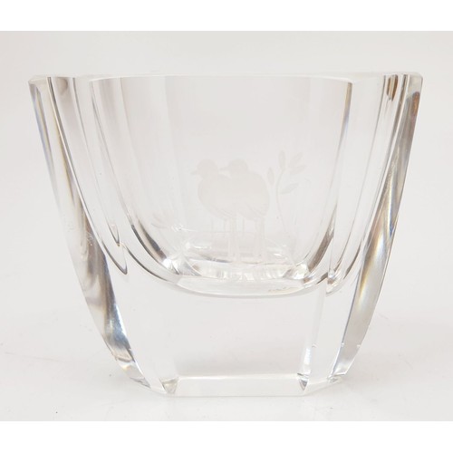 349 - A Kosta Boda glass bowl, diameter 5.75