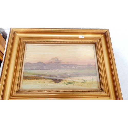 359 - Two antique framed oil paintings , one A/F, 8