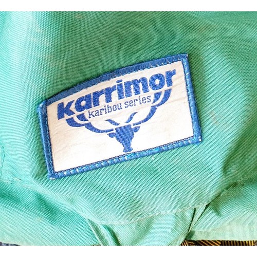 391 - A Karrimor Karibou series rucksack together with a Tracker Mercury 602 rucksack. No shipping. Arrang... 