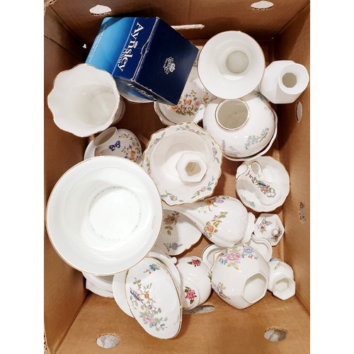 399 - A box of Aynsley ceramics. No shipping. Arrange collection or your own packer and shipper, please. E... 