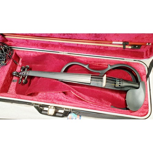 411 - A Yamaha SV150 electric violin. No shipping. Arrange collection or your own packer and shipper, plea... 