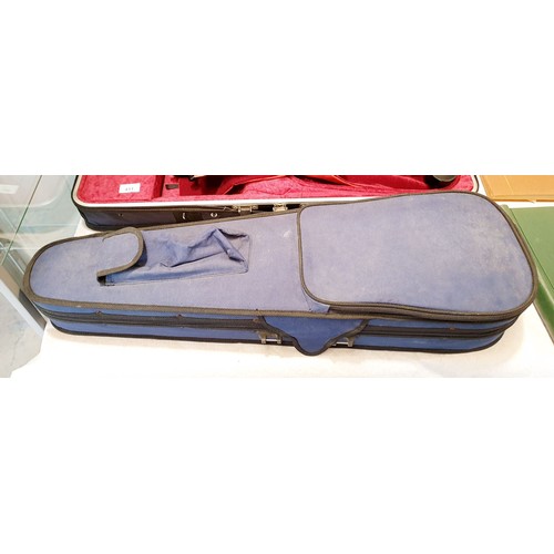 412 - A child's violin A/F. No shipping. Arrange collection or your own packer and shipper, please. Electr... 