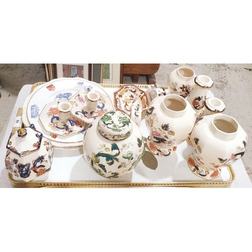 88 - A selection of Mason's ceramics. No shipping. Arrange collection or your own packer and shipper, ple... 