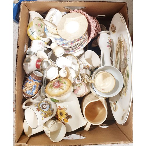 102 - Three boxes of glass and china. No shipping. Arrange collection or your own packer and shipper, plea... 