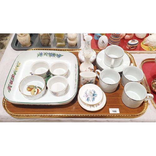 106 - A selection of Royal Worcester ceramics. No shipping. Arrange collection or your own packer and ship... 