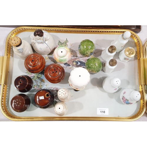 110 - A selection of novelty cruet sets. No shipping. Arrange collection or your own packer and shipper, p... 