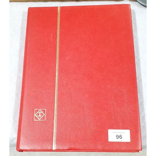 96 - A stamp album. UK shipping £14.