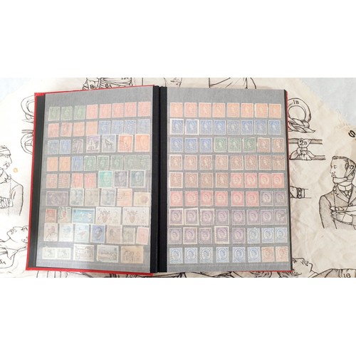 96 - A stamp album. UK shipping £14.