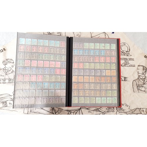 96 - A stamp album. UK shipping £14.