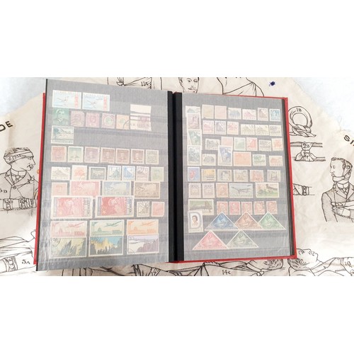 96 - A stamp album. UK shipping £14.