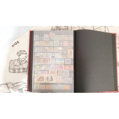 96 - A stamp album. UK shipping £14.