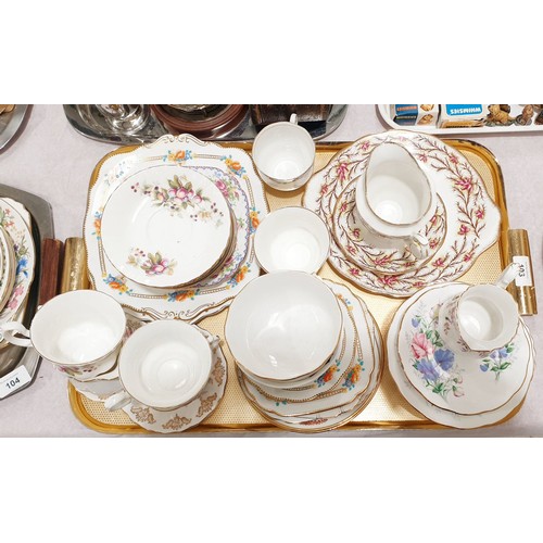 103 - A selection of Royal Albert ceramics. No shipping. Arrange collection or your own packer and shipper... 