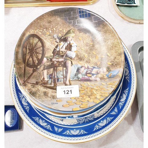 121 - A selection of collector's and other plates. No shipping. Arrange collection or your own packer and ... 