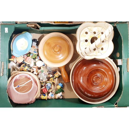 128 - Two boxes of ceramics and glass. No shipping. Arrange collection or your own packer and shipper, ple... 