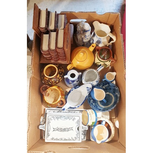 178 - Two boxes of ceramics including Royal Doulton tea ware. No shipping. Arrange collection or your own ... 