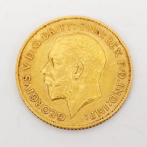 6 - A George V half sovereign 1913. UK shipping £14.