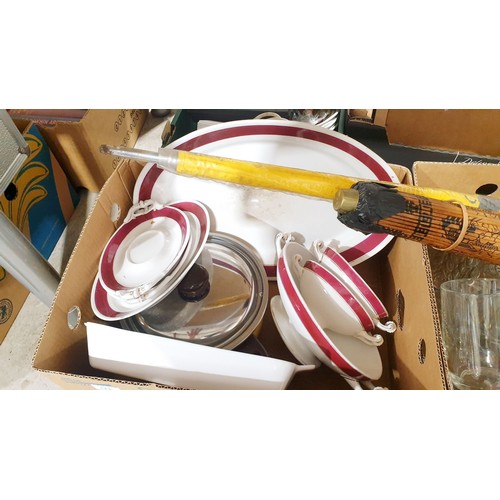 172 - Two boxes of glassware and ceramics. No shipping. Arrange collection or your own packer and shipper,... 