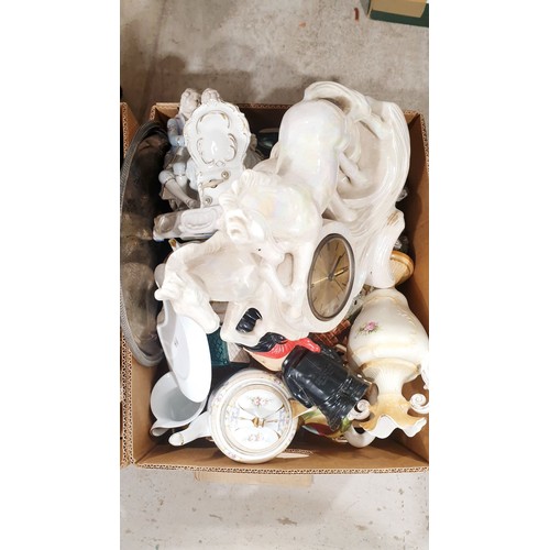 175 - Four boxes of glass, china and assorted. No shipping. Arrange collection or your own packer and ship... 