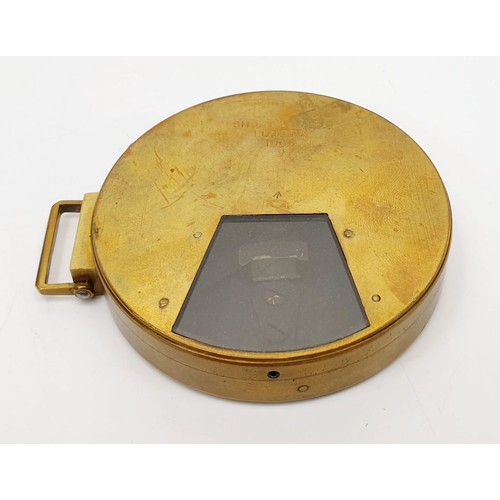 59 - An antique military issue clinometer by Short & Mason, London, dated 1900, having broad arrow mark, ... 