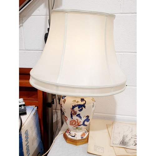 282 - A Mason's Mandalay table lamp, height including shade, 28